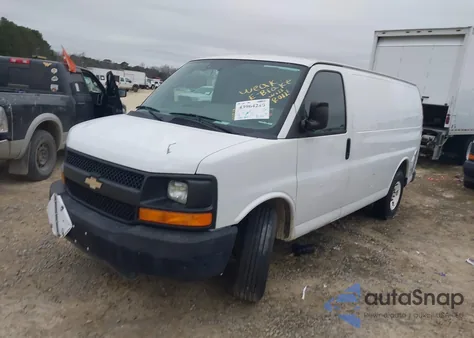 2013 Chevrolet Express 2500 Work Van from USA, damaged, VIN 1GCWGFCB4D1156080